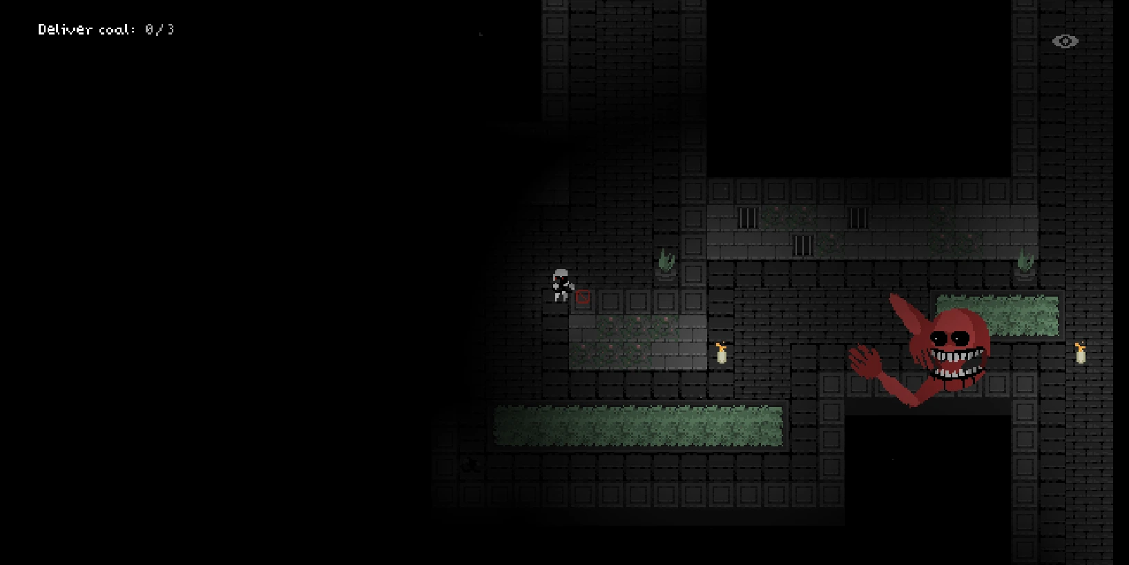 COBB CAN MOVE screenshot with Cobb watching over the furnace