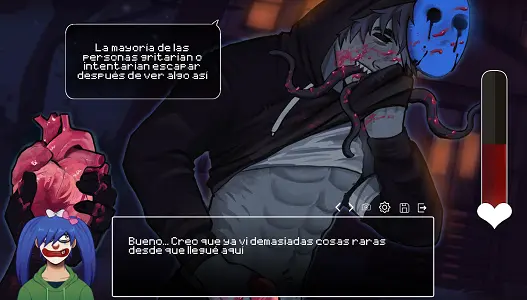CreepyDates CHAPTER 3 screenshot showing a route conversation scene