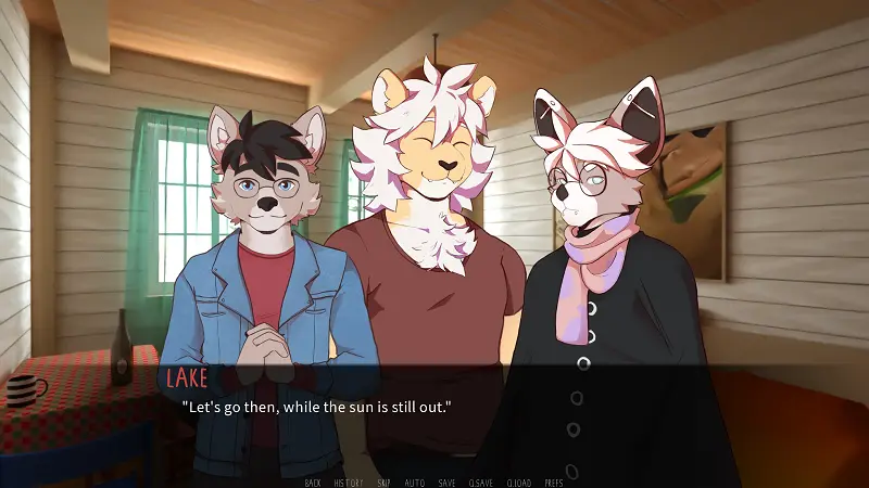 Dawn Chorus screenshot showing the game's artistic atmosphere and browser presentation
