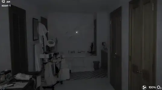 Five Nights at Epsteins screenshot showing vent and panel management