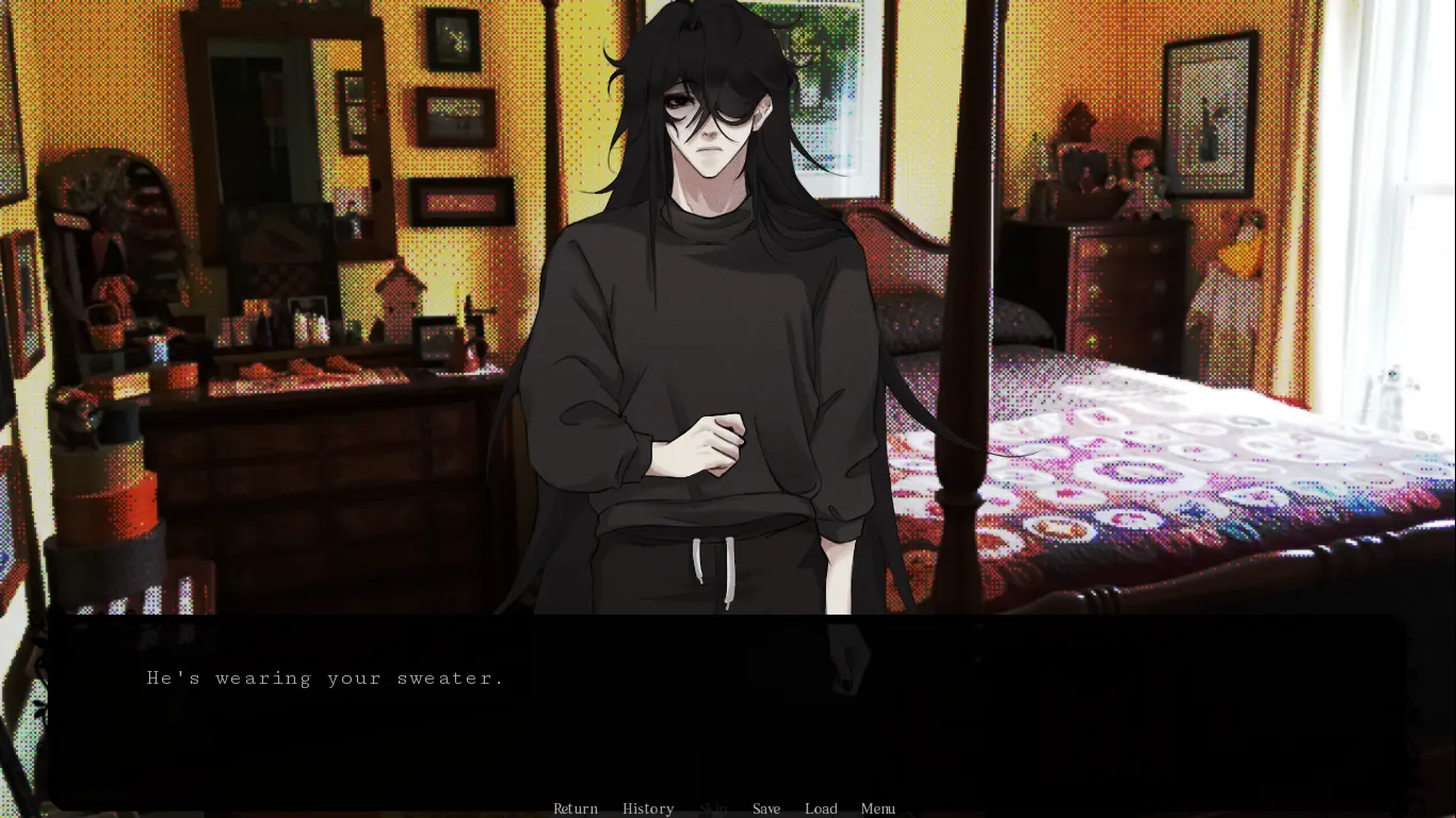 Home Is Where He Is first route scene